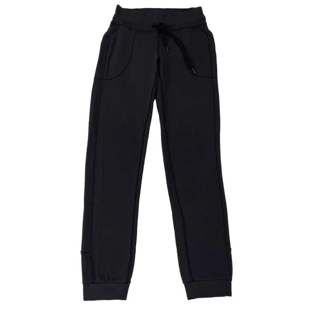 Lululemon Jogger Black Waist 27"Inseam 29" Women's Size 4โ